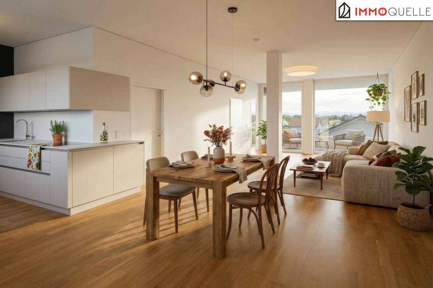 Wohnung ruhige Lage Loggia Tiefgaragenstellplatz