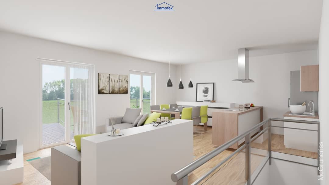 Neubau Maisonettewohnung mit zwei Terrassen