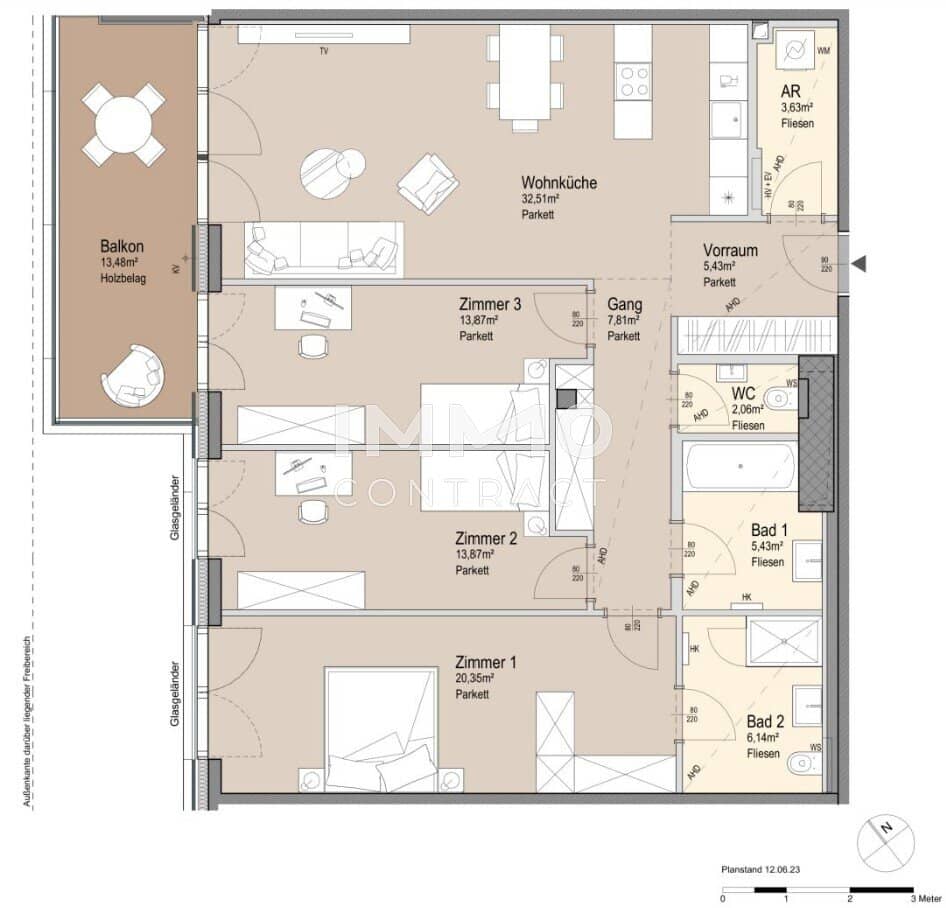 Gruner Prater apartment with U2 access new build