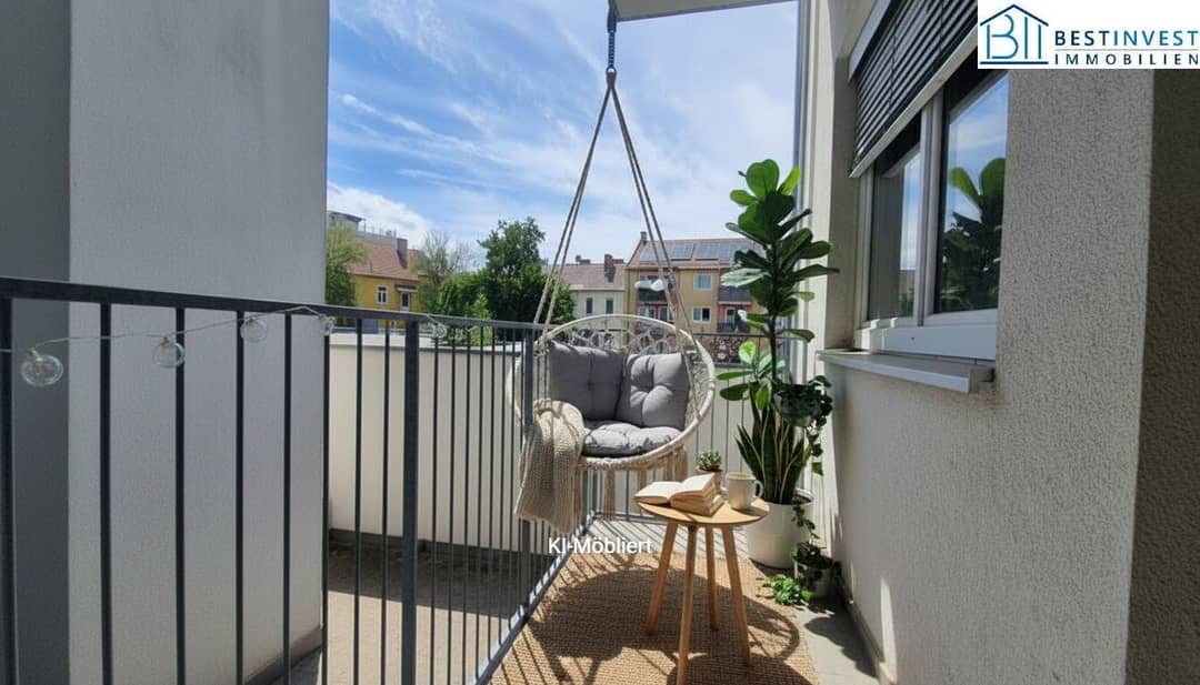 Nearly new apartment on Grieskai with elevator and balcony