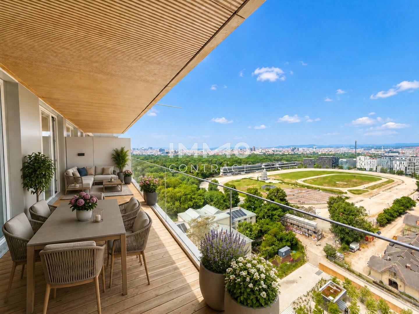 Apartment near Prater with balcony and U2 access