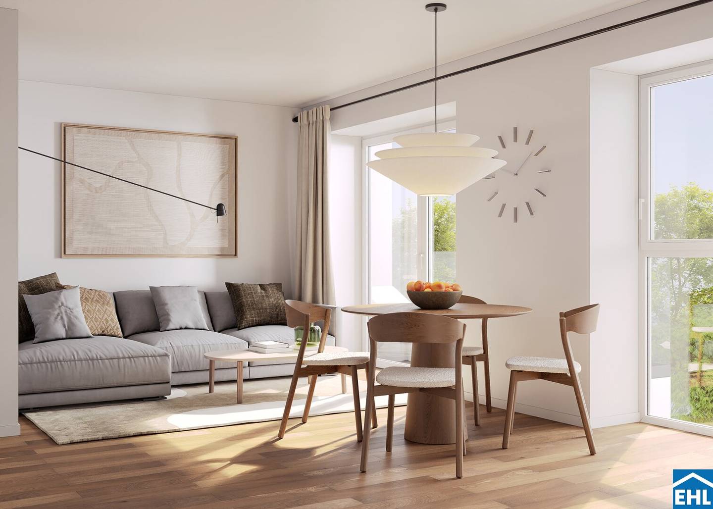 New build apartment with passive house standard and terrace