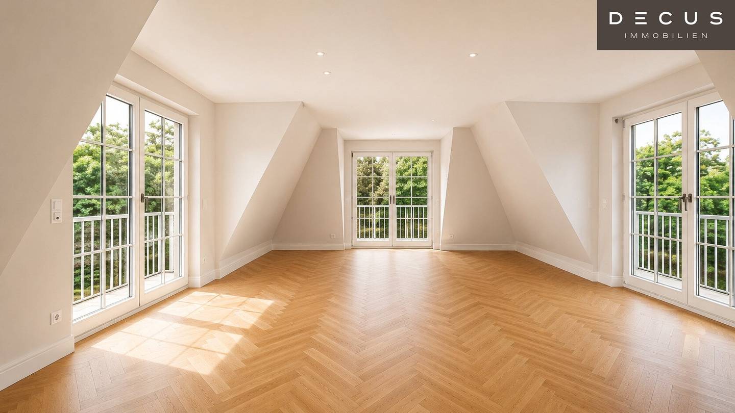 Top floor apartment first occupancy in Villenviertel