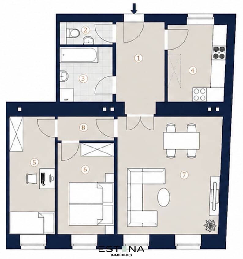 Modern Living - Charming Family Apartment - Near Mariahilfer Straße