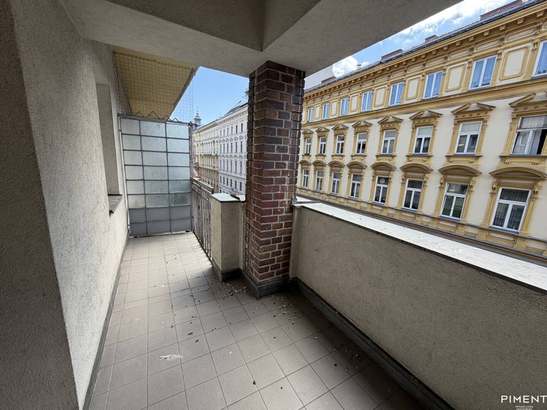 2-Zimmer-Wohnung Wieden Loggia