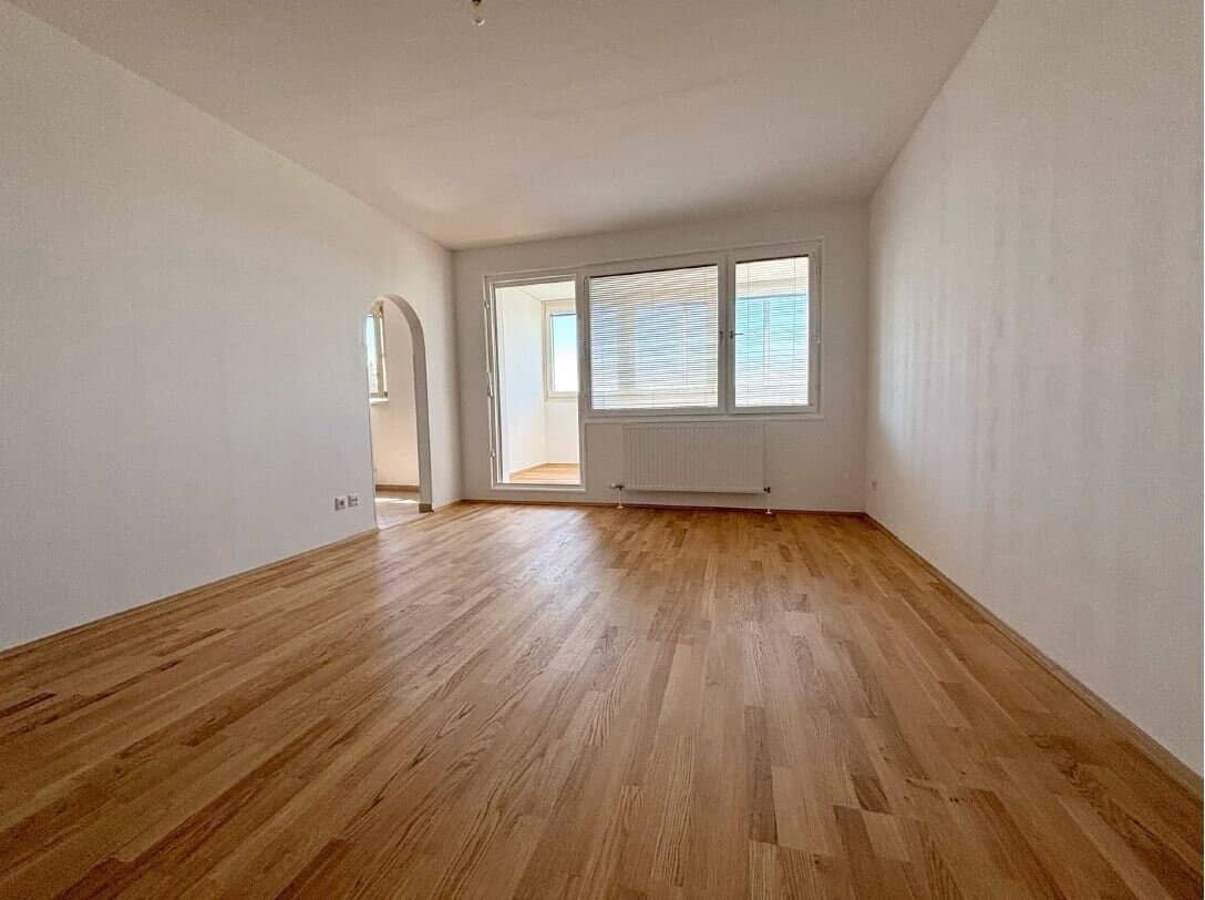Renovated apartment with loggia and view
