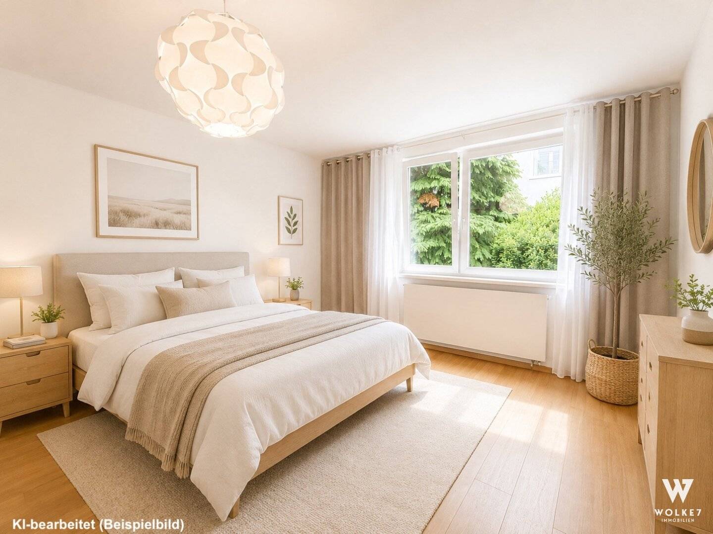 Wohnung ruhige Lage grün gelegen offene Küche