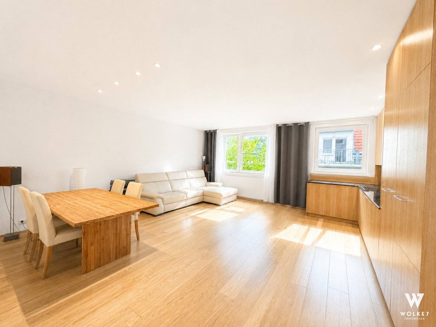 Wohnung ruhige Lage grün gelegen offene Küche