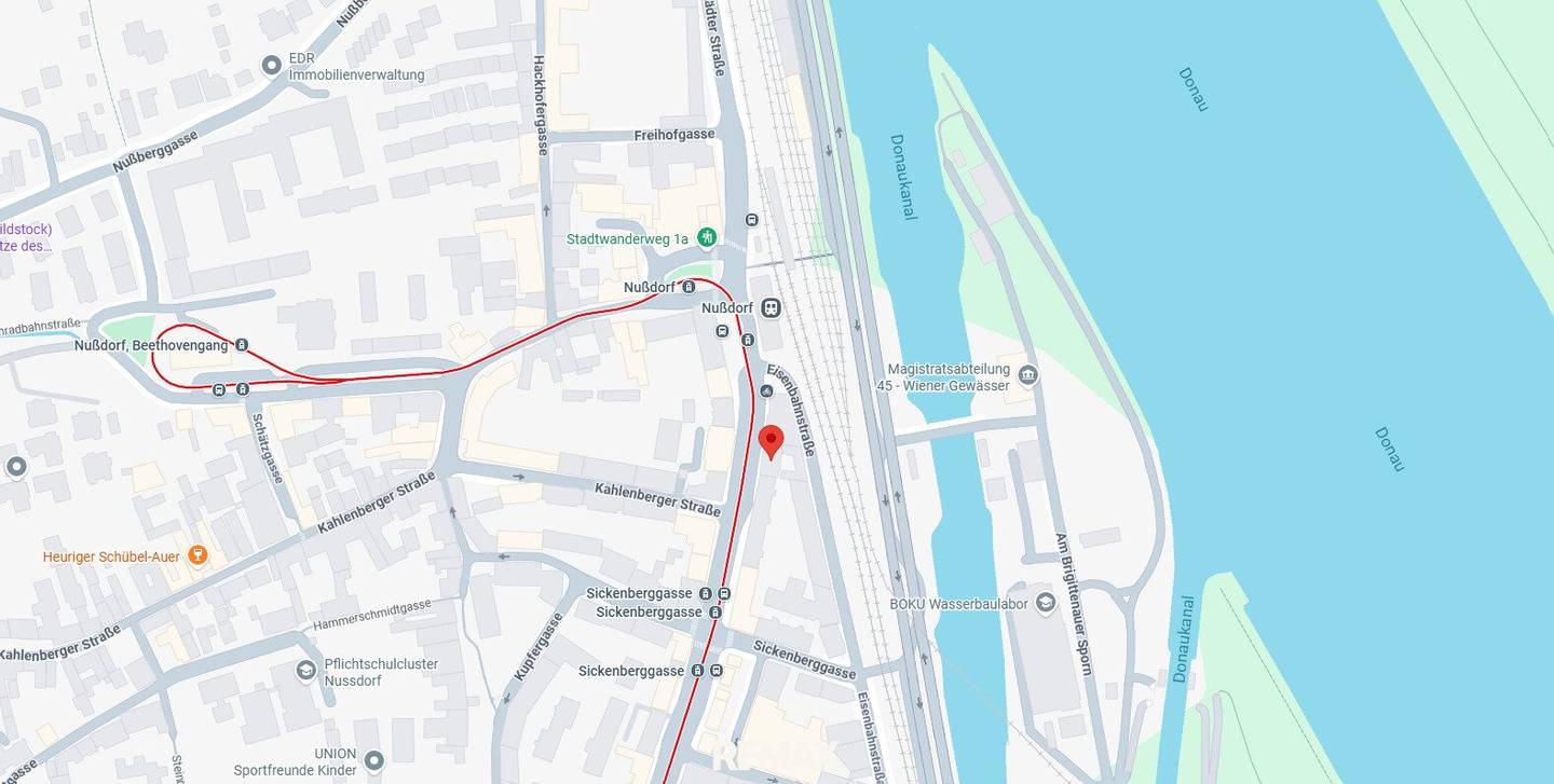 Wohnung am Donaukanal Erstbezug Loggia