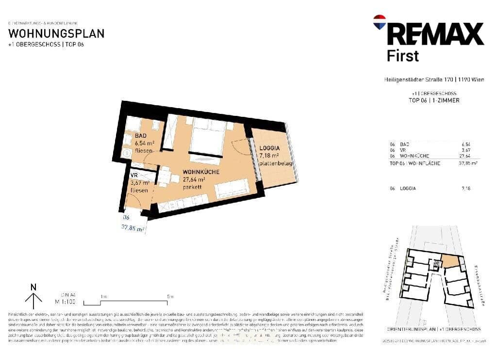 Neubau Wohnung Erstbezug Loggia Döbling