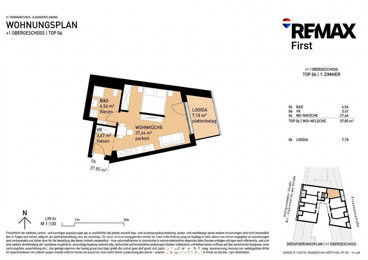 Neubau Wohnung Erstbezug Loggia Döbling