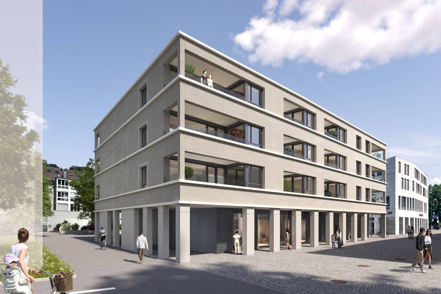 2-room apartment at Jahnplatz in the heart of Feldkirch - first occupancy - for rent - Top A2.3