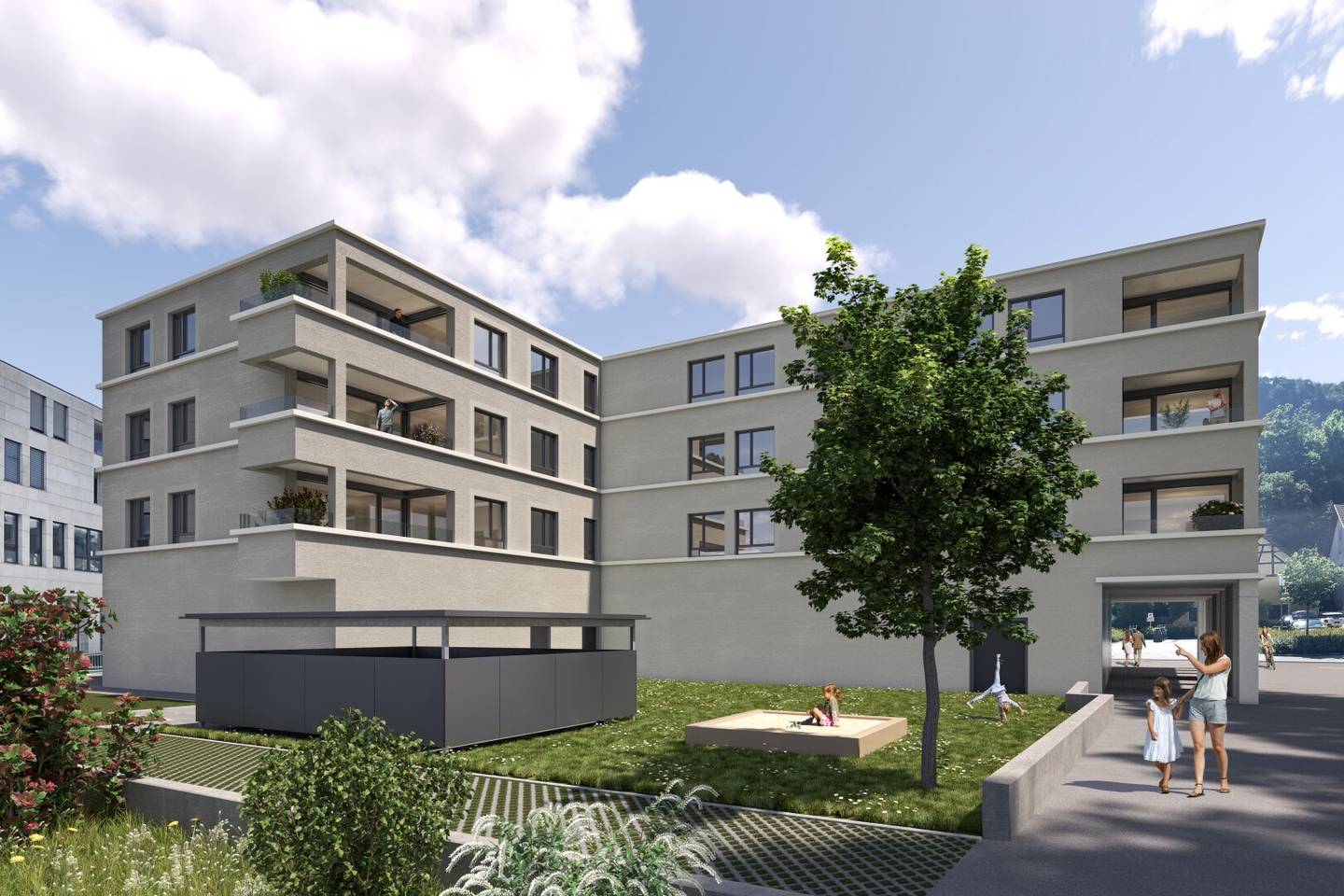 2-room apartment at Jahnplatz in the middle of Feldkirch - First occupancy - for rent - Top A2.7