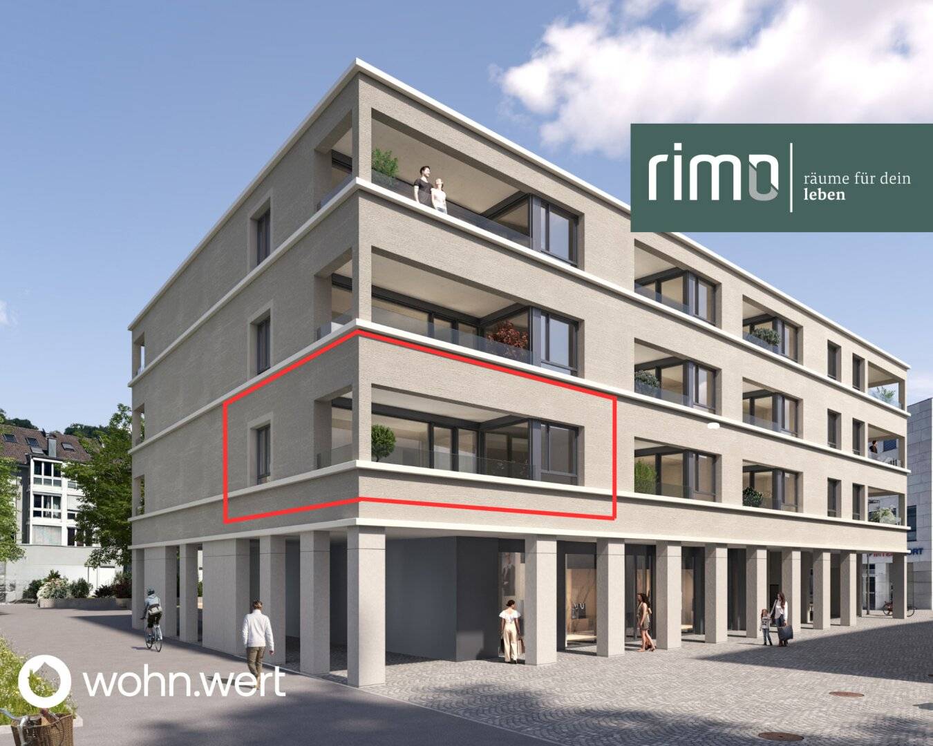Apartment Newly Built at Jahnplatz with Terrace