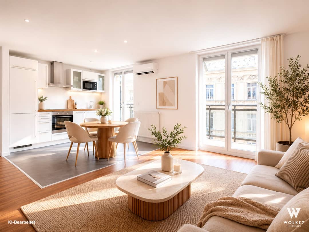 Apartment with terrace and air conditioning near Naschmarkt