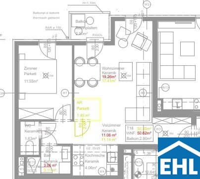 Moderne 2-Zimmer-Wohnung mit Balkon