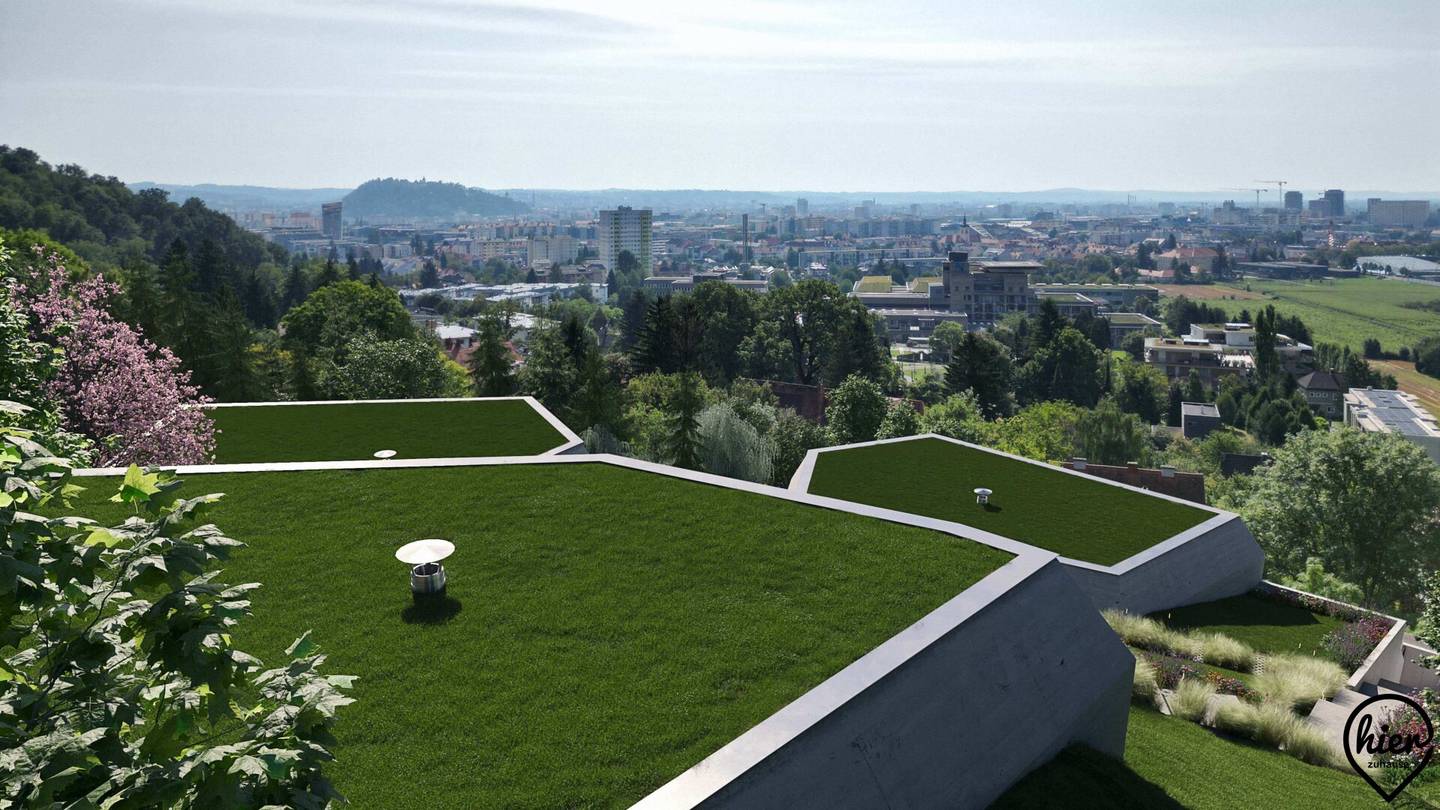 Neubauvilla mit Pool & Schlossbergblick