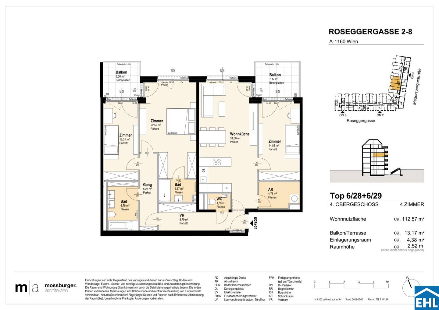 Neubau Wohnung Erstbezug Innenhof Freiflächen