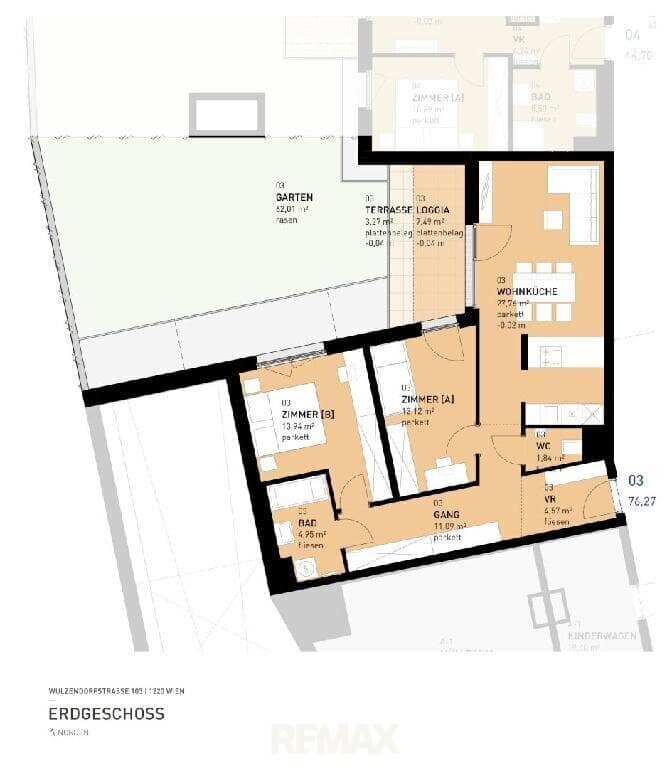 Wohnung im Grünen mit Garten Erstbezug