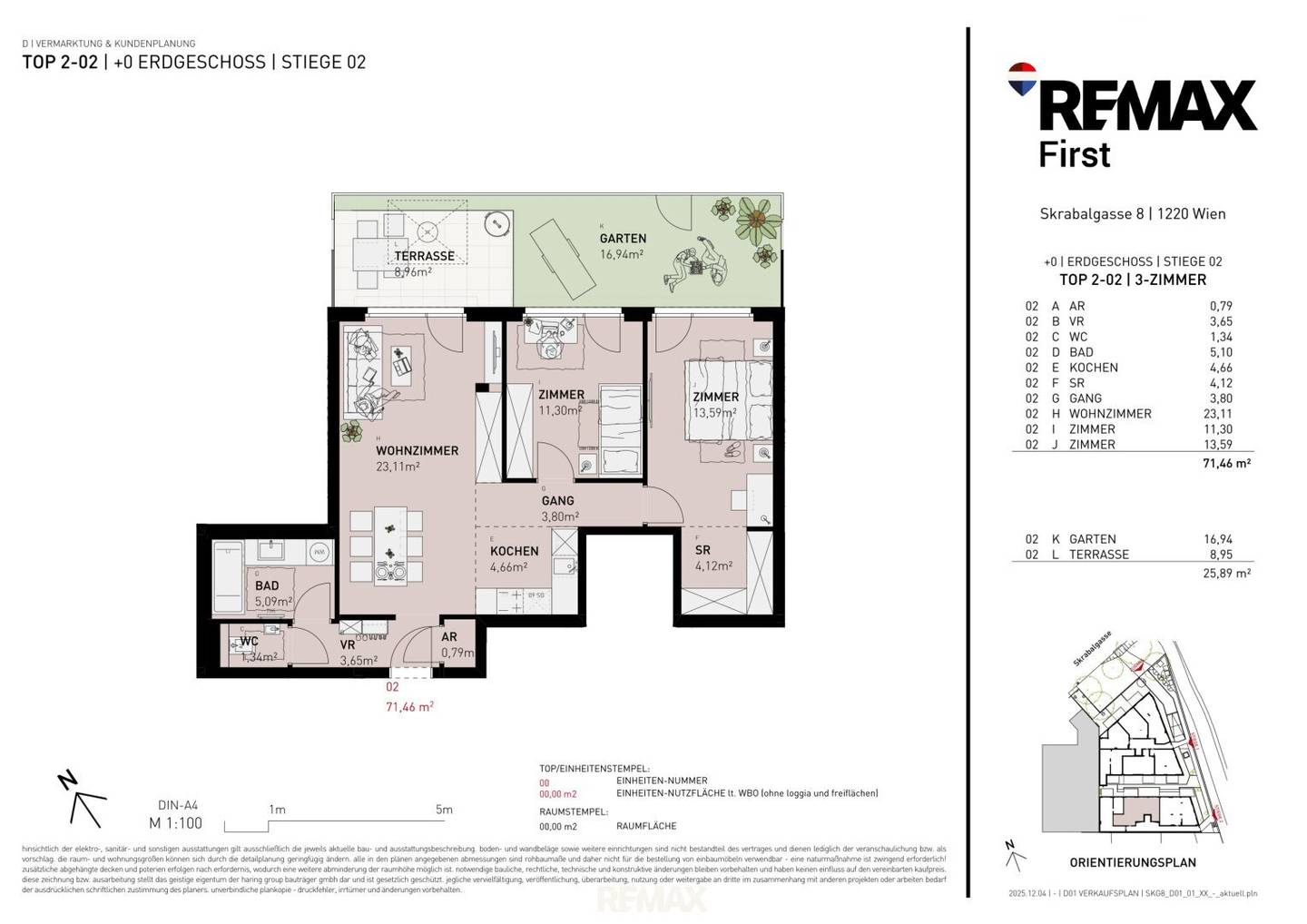 New build apartment with private outdoor space