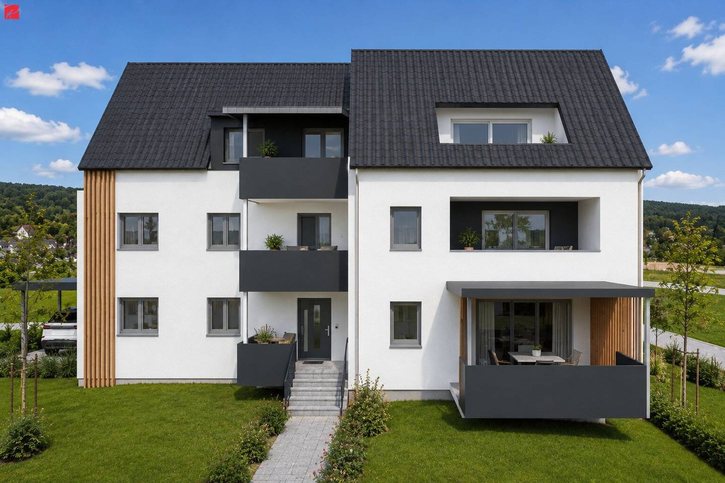 Erstbezug – 4 Zimmer, Balkon &amp; provisionsfrei