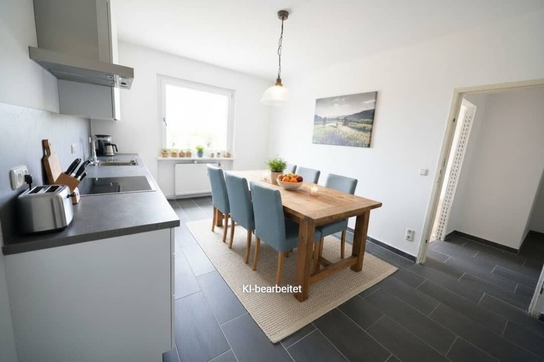 Apartment with a living kitchen in a quiet side street