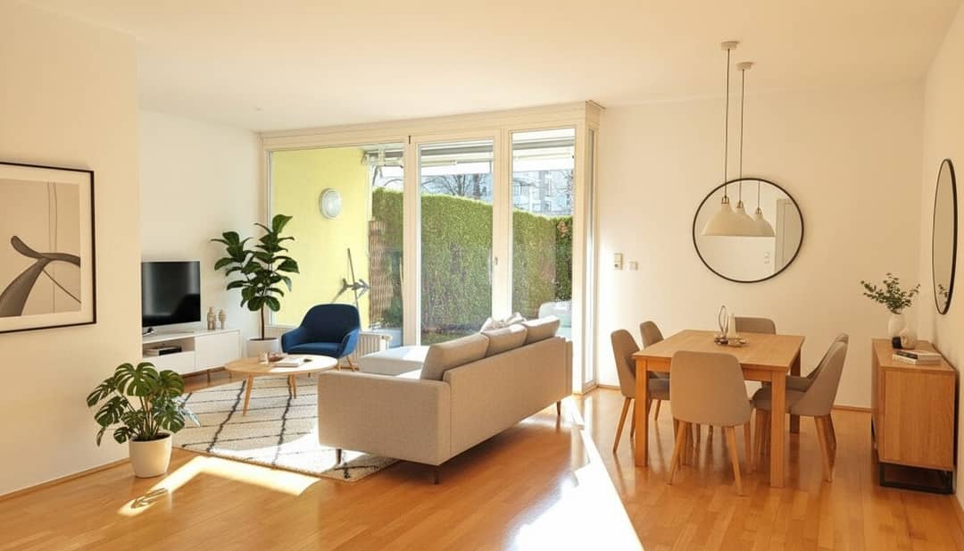 3-Room Garden Apartment in Wilten