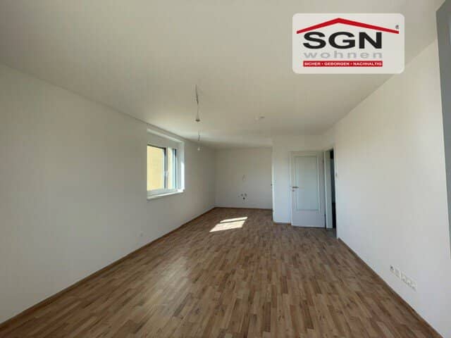 Newly built apartment with balcony and first occupancy