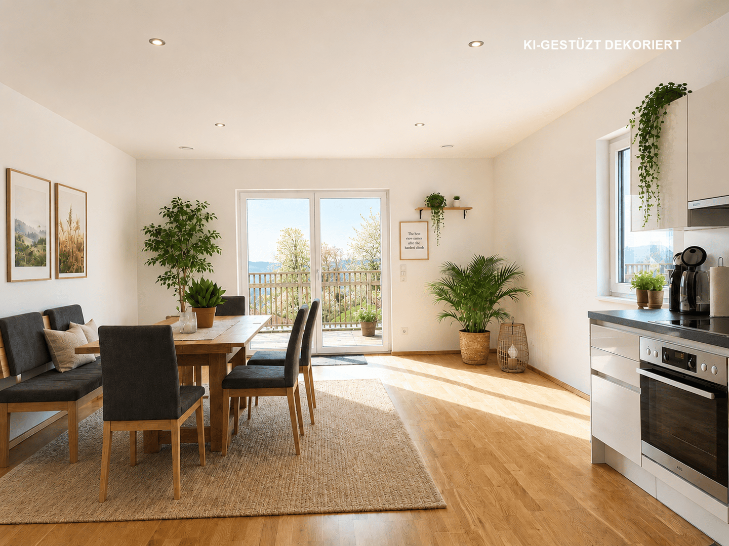 Maisonettewohnung Großer Balkon Weitblick