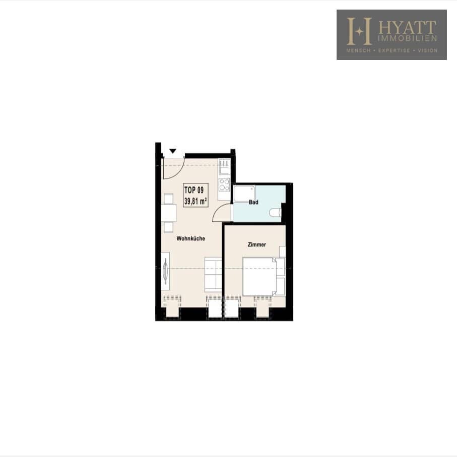 Dachgeschosswohnung with underfloor heating