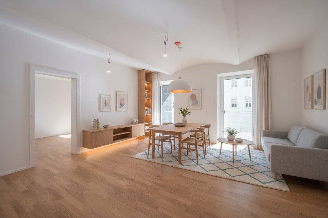 ++NEU++ Generalsanierter 2-Zimmer-Altbau-Erstbezug mit 4 m² Terrasse und 7 m² Loggia nahe Augarten