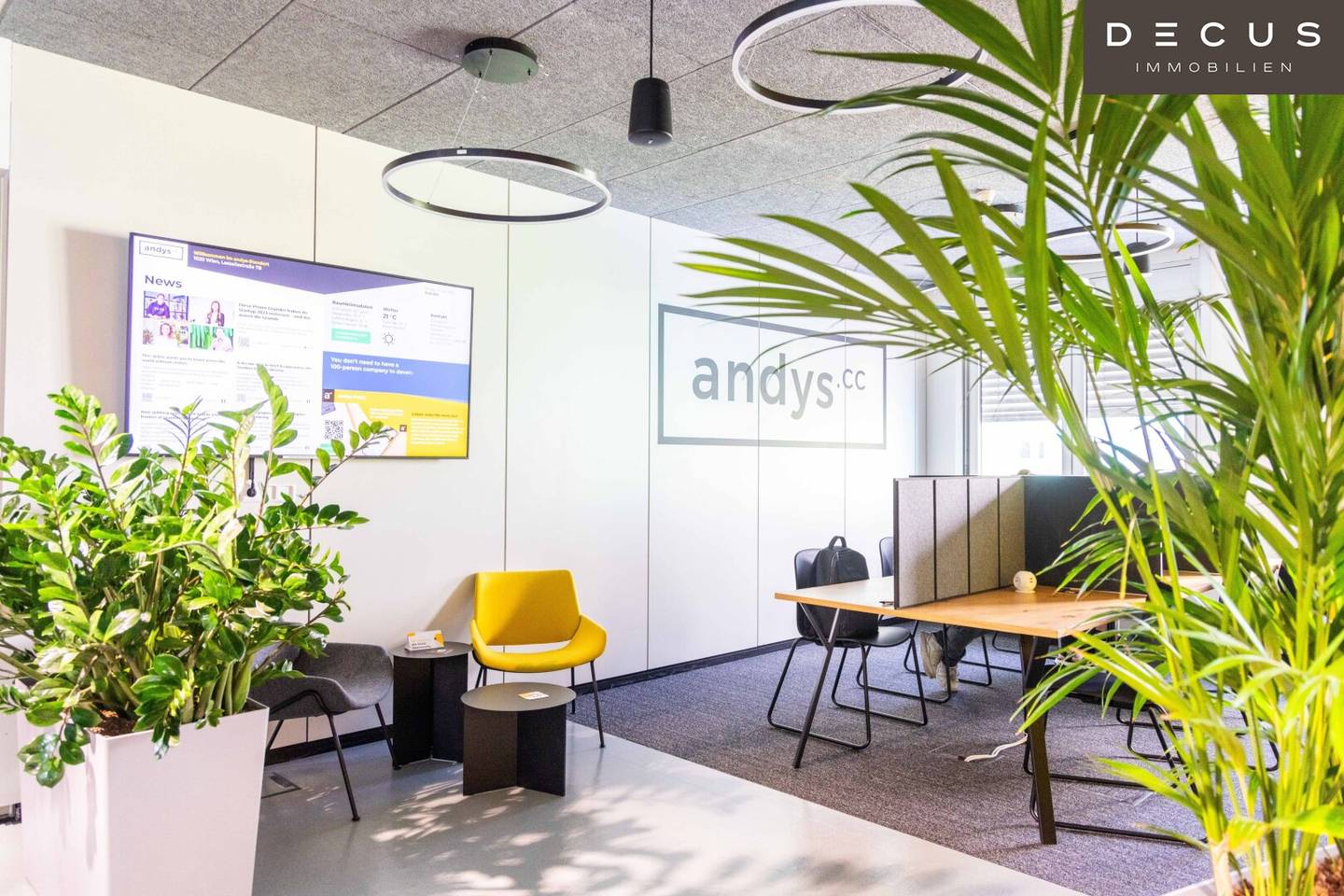 Office spaces and co-working in business center Lassallestrasse