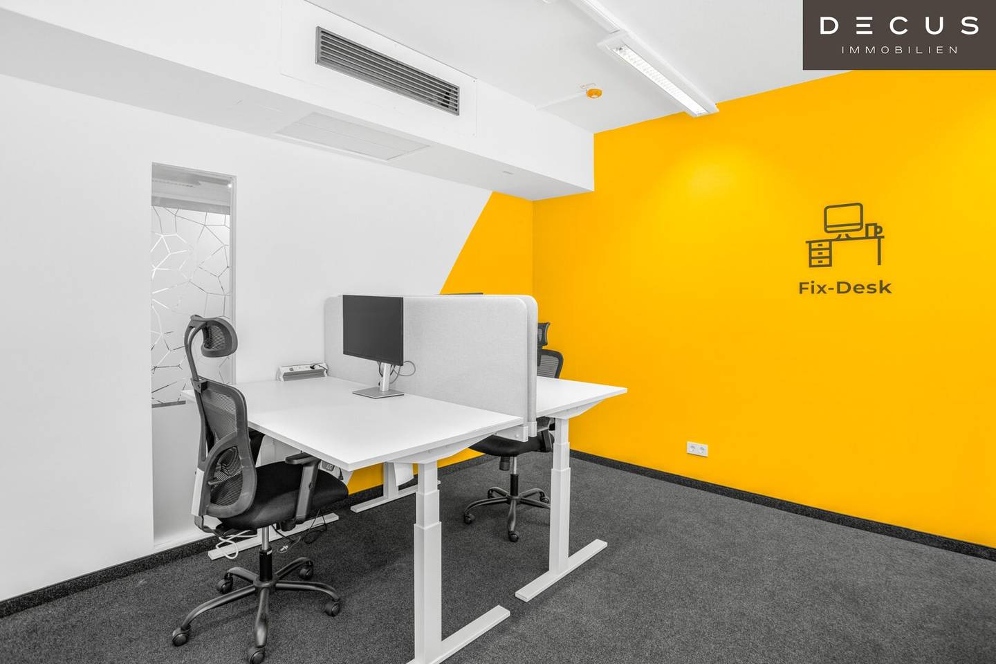 EG-Büroflächen und Co-working im Business-Center Schlosspark Belvedere