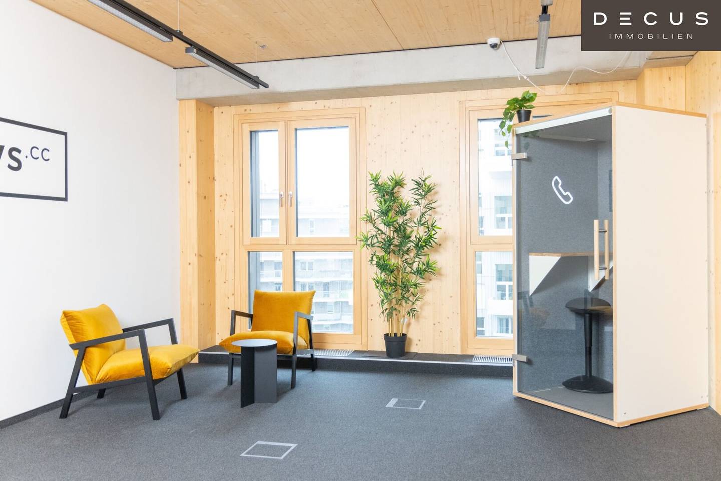 Office spaces and co-working in HOHO Seestadt business center