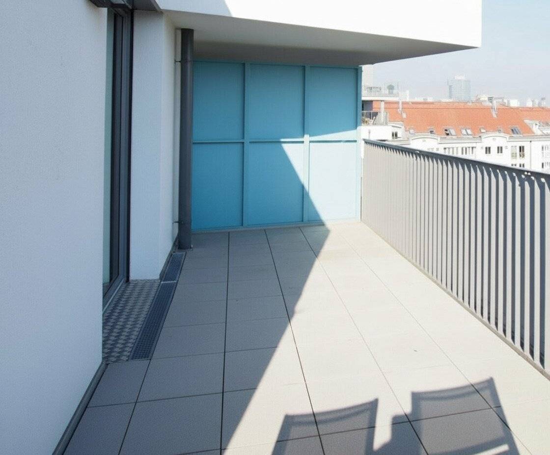 Dachgeschosswohnung mit Balkon Donaublick