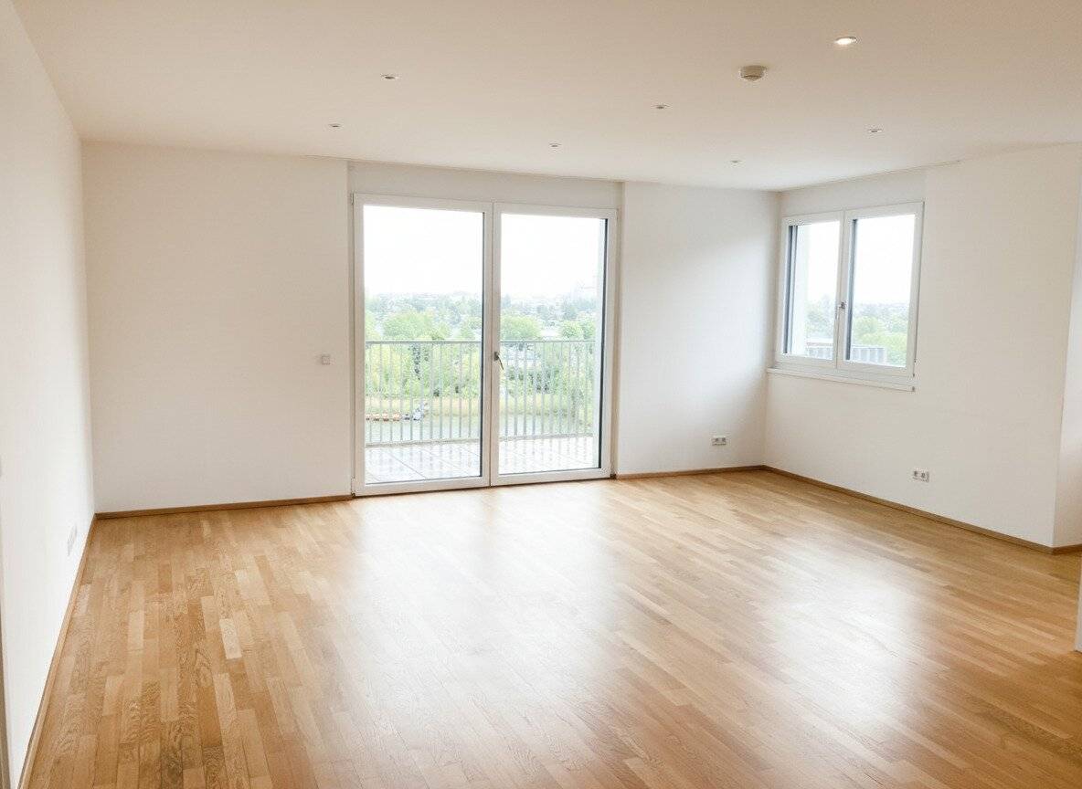 Dachgeschosswohnung mit Balkon Donaublick