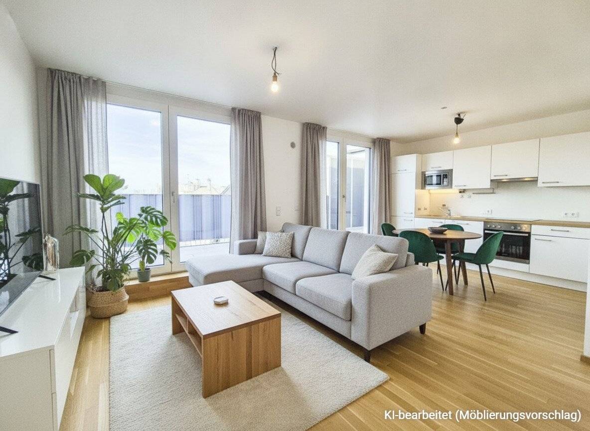 Attic apartment with terrace and elevator