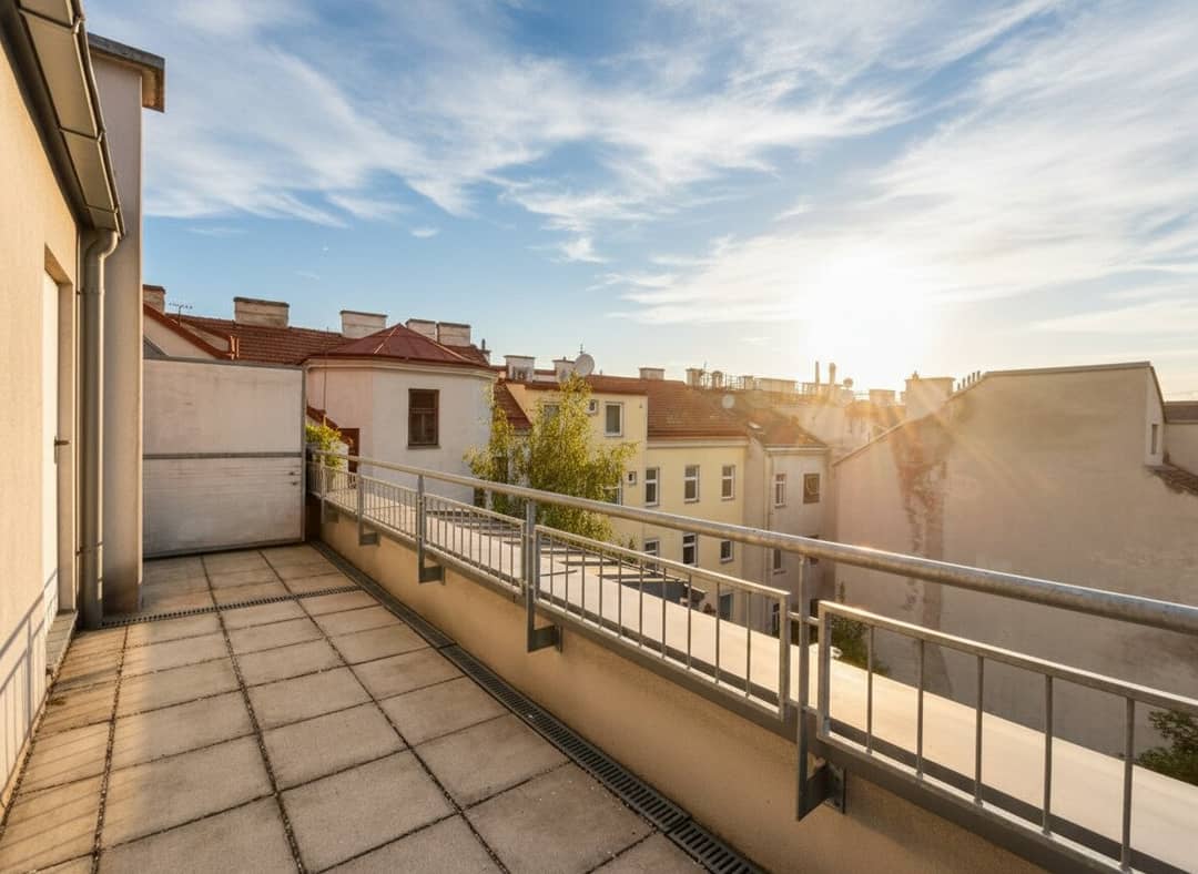 Maisonettewohnung mit zwei Hofterrassen ruhiger Lage
