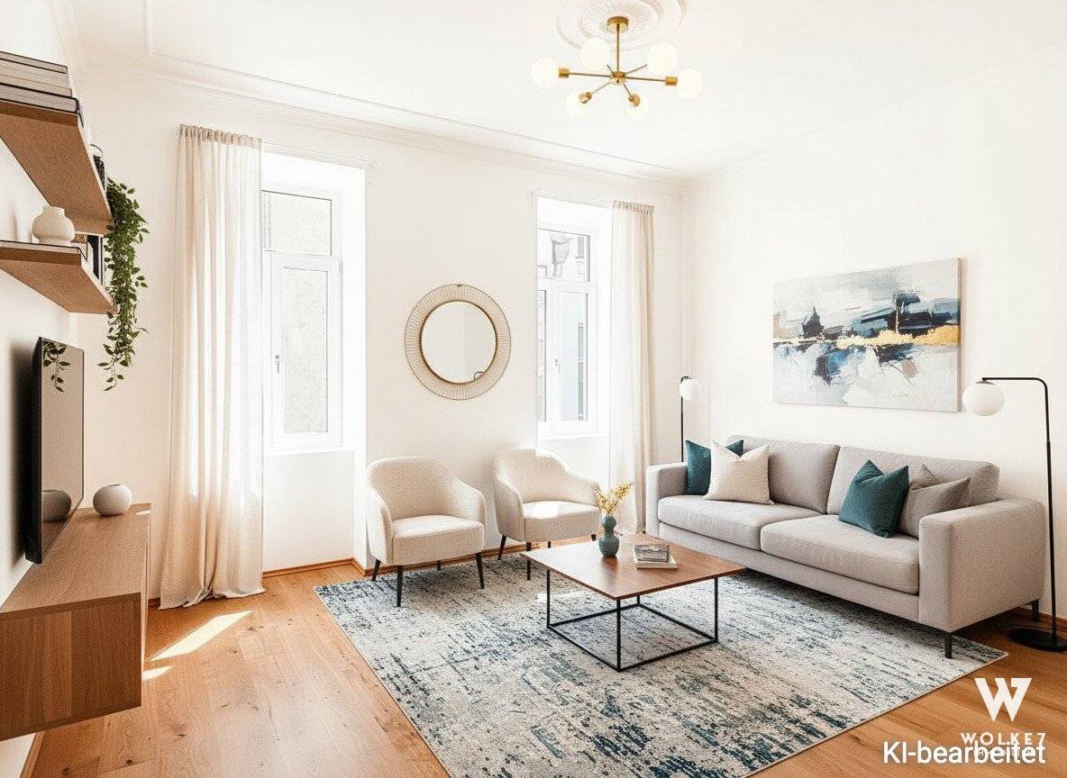 Old building apartment Cottageviertel renovated