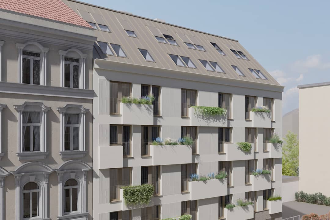 Newly built apartment with balcony near U3