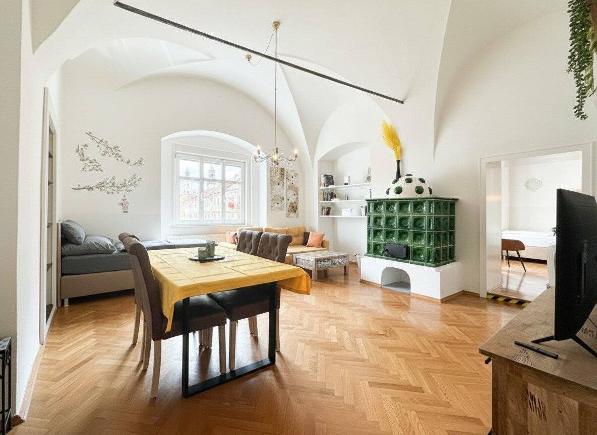 Wohnung zentral am Hauptplatz mit Airbnb Nutzung