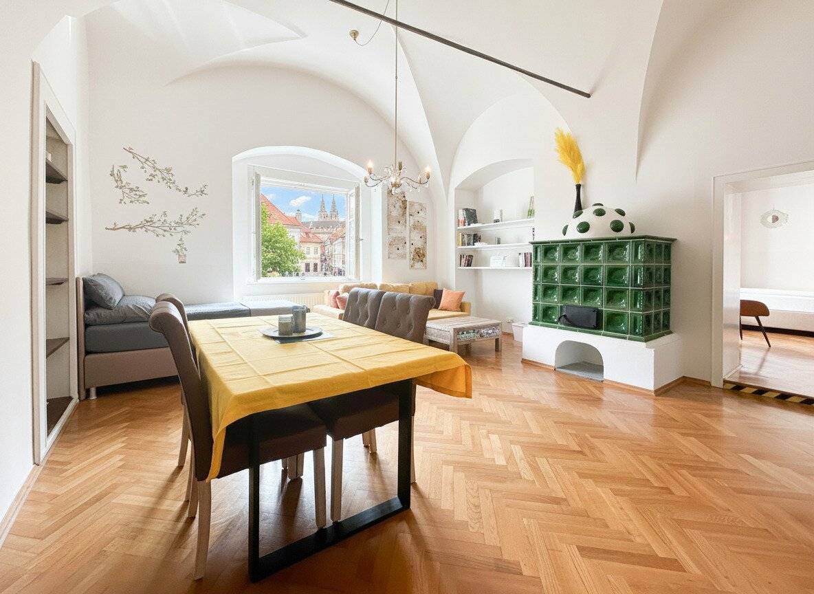 Wohnung zentral am Hauptplatz mit Airbnb Nutzung