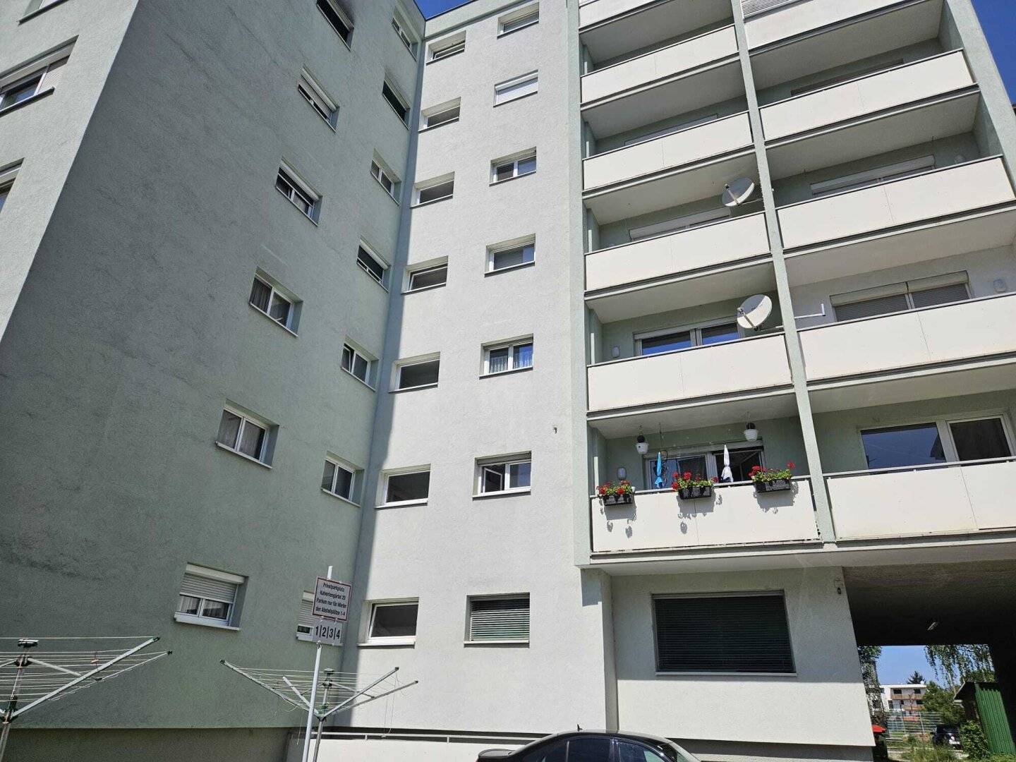 Wohnung nahe der Mur mit Balkon und Parkplatz
