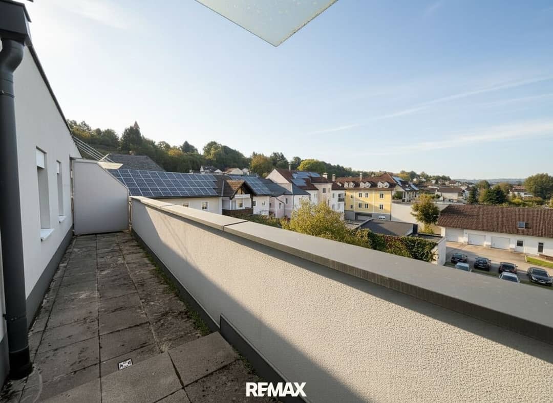 Accessible living space with a large balcony