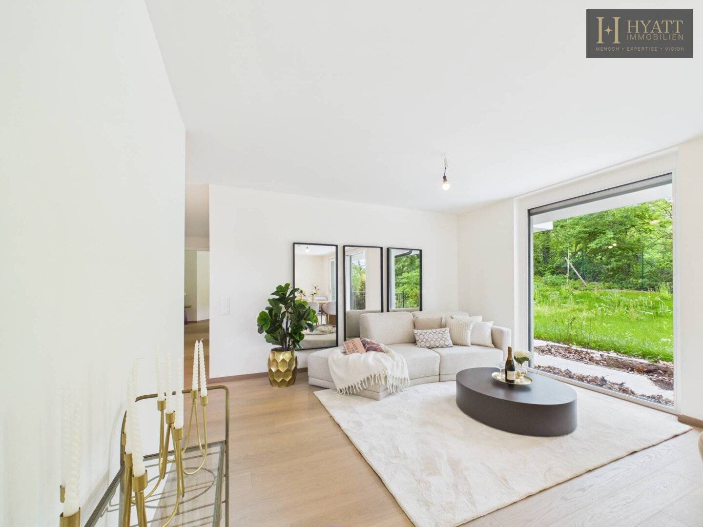 Wohnung Neustift am Walde ruhige grüne Terrasse