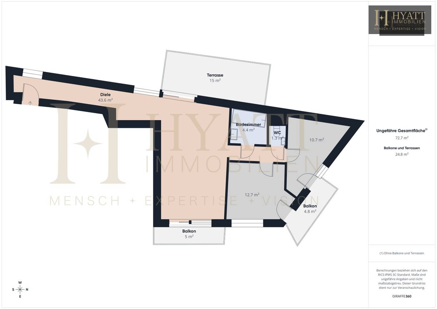 Wohnung Erstbezug Neubau mit Garten