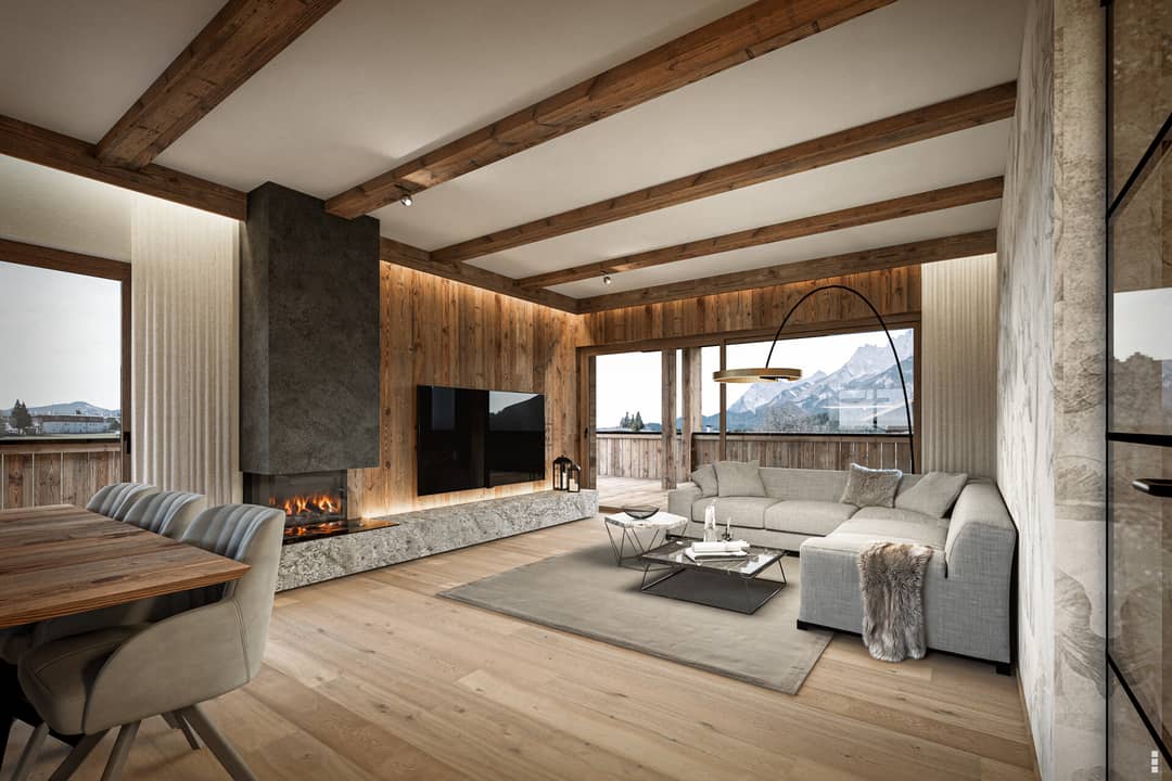 Top floor apartment Panoramic view Wilden Kaiser