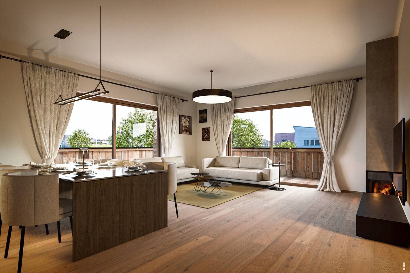 Lichtdurchflutete Dachgeschosswohnung mit großer Terrasse