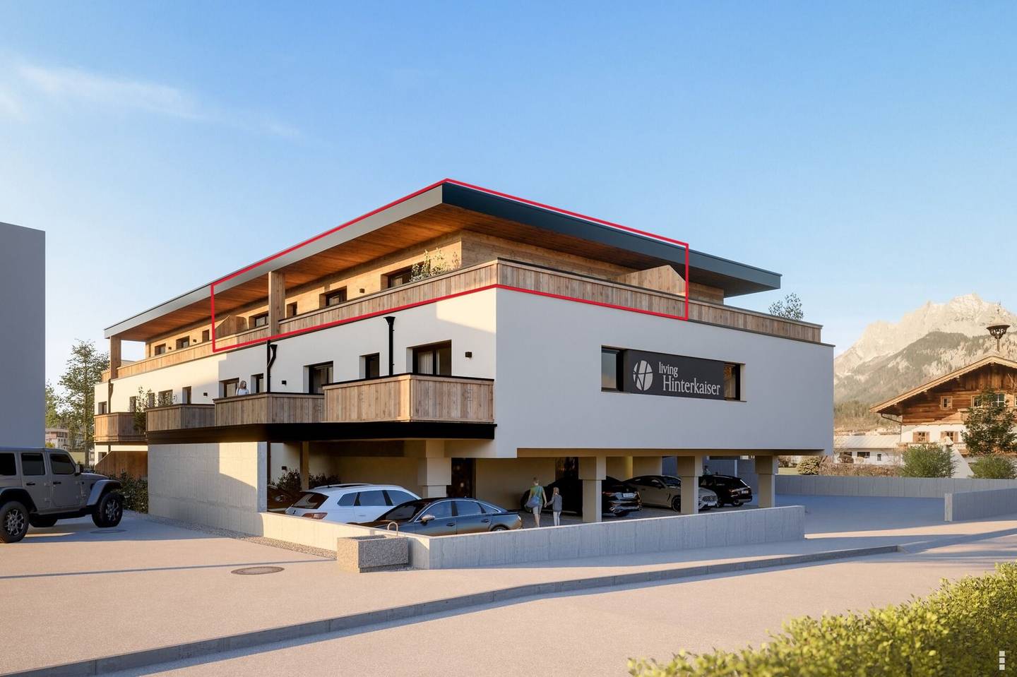 Lichtdurchflutete Dachgeschosswohnung mit großer Terrasse
