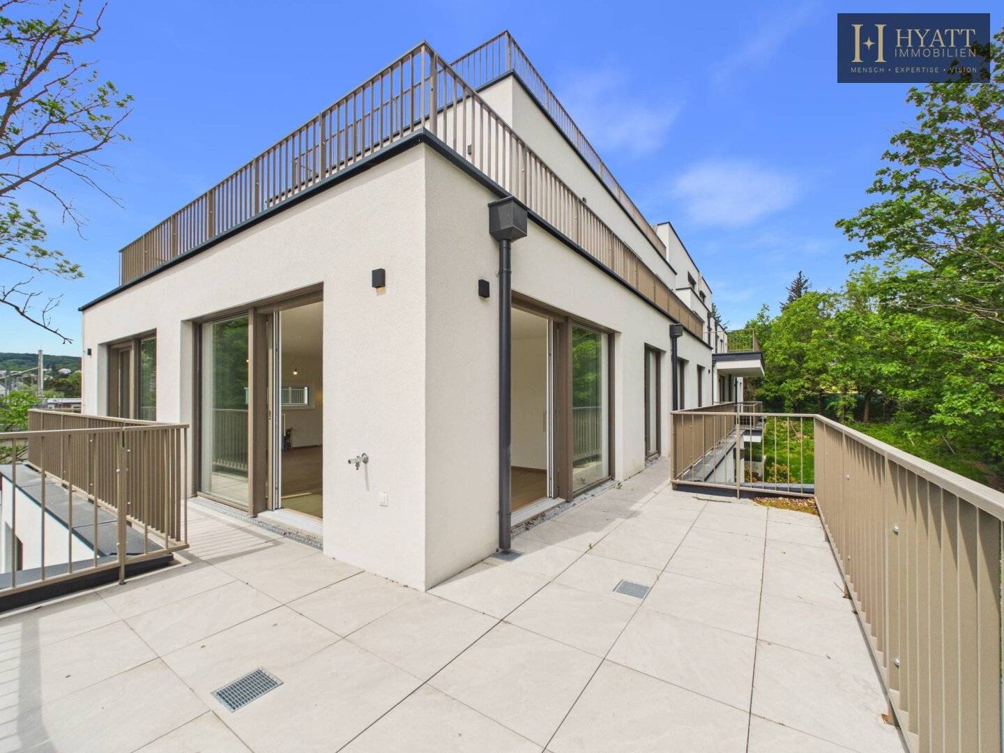 Wohnung Neustift am Walde Balkon Terrasse